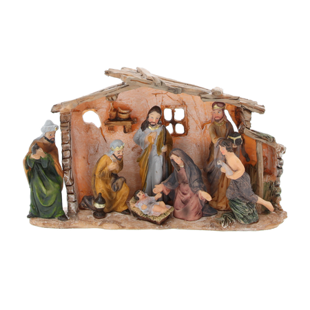 CHRISTMAS NATIVITY SCENE 17,5 x 5 x 10,5 CM