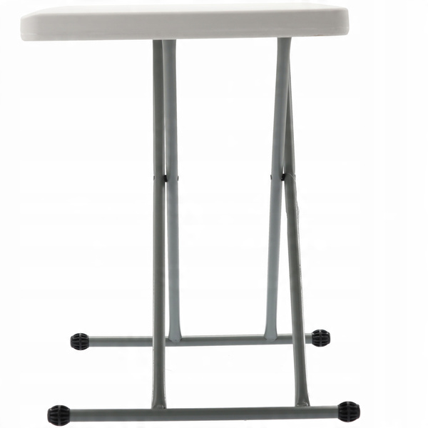FOLDING CAMPING TABLE 76,5 X 49,5 X 36-71,5 CM WHITE