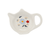 KPL. KUBEK PORCELANOWY 350ML + PORCELANOWA PODSTAWKA + ZAPARZACZ KWIATY *6101