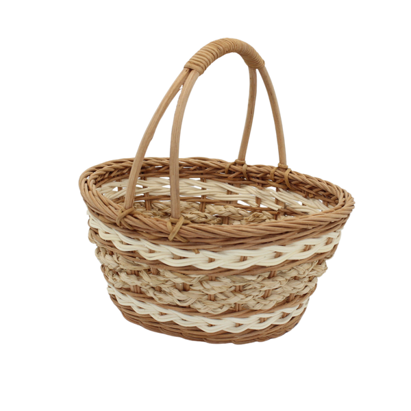 BASKET WITH HANDLE 26 X 20 11/25 CM