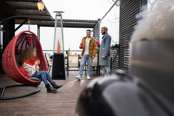 PARASOL GAZOWY KWADRATOWY MALOWANY PROSZKOWO 227 CM