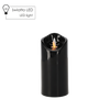 CANDLE LED CU FLACĂRA MOBILĂ 7CMX15CM NEAGRĂ*8481