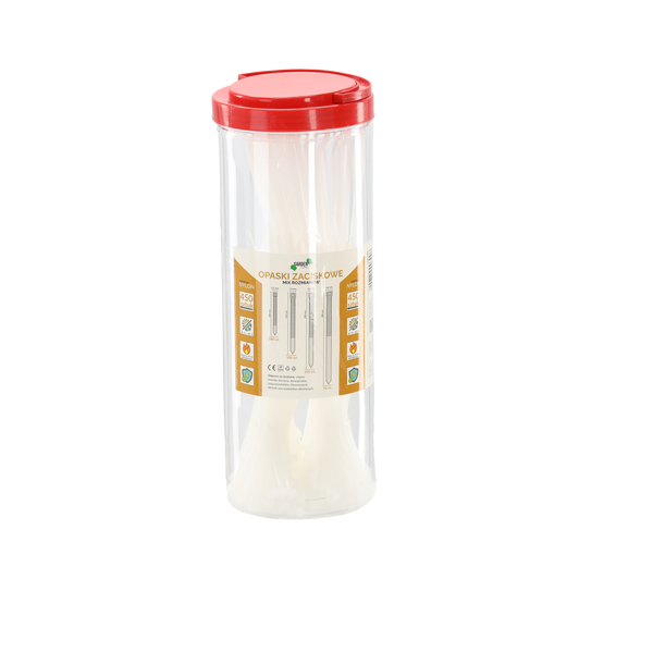 KPL. 450 BENZI DE STRANGULARE ÎN TUB MIX DE MODELE *3906