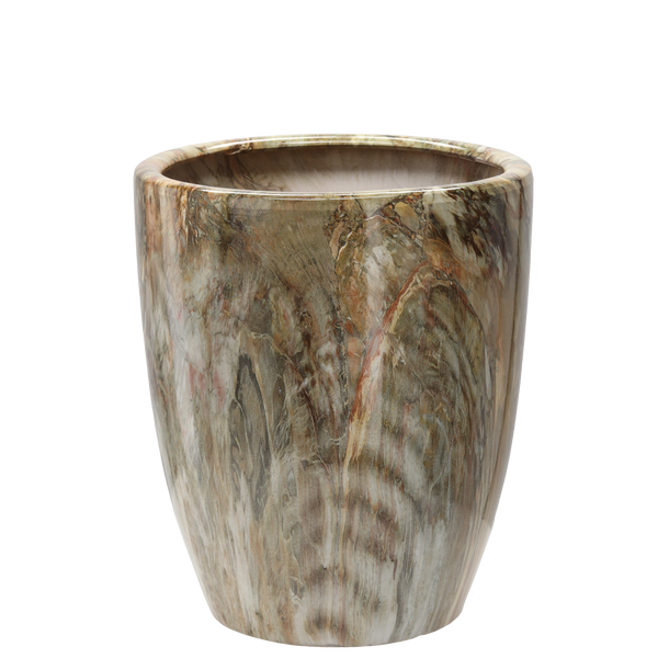 OSŁONKA CERAMICZNA NA DONICZKĘ 32,5 x 32,5 x 38 CM ZDOBIONA *2527