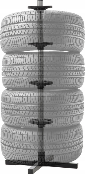 TIRE RACK CAPACITIES UP TO 100 KG - 45 x 45 x 105 CM