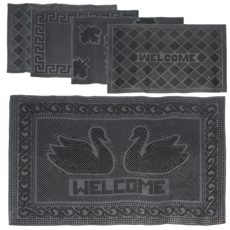RECTANGULAR RUBBER DOORMAT 40X60