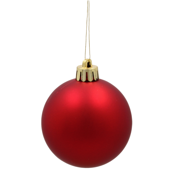 KPL. 16 BOMBEK 6 CM ČERVENÝ / ZLATÝ / STRIEBORNÝ *3740