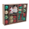 24 CHRISTMAS ORNAMENTS - MIX