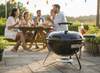 CHARCOAL KETTLE BBQ ON LEGS WITH LID 37 x 37 x 44 CM