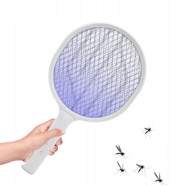 PALETKA OWADOBÓJCZA 2W1 Z 1 DIODĄ UV USB *0459