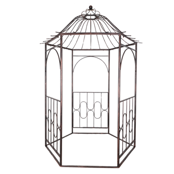 ALTANA OGRODOWA 180 x 156 x 275 CM ANTYCZNY BRĄZ *1425