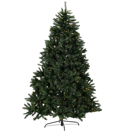 UMELÝ STROMČEK 210 CM - ZELENÝ LED *9032