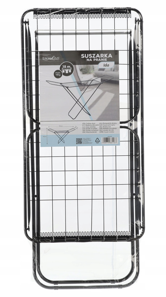 Uscător de rufe IDA cu două suporturi pentru șosete 180 x 55 x 102 CM *1167