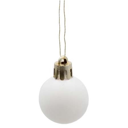 KPL. 32 DECORAȚIUNI DE BRAD - BEȚIȘOR DE ZAHĂR 25 CM / BUBLE MIX DE CULORI 3 CM *7328