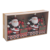 KPL. 2 DECORAȚIUNI DE BRAD - TREN CU MOȘ CRĂCIUN 10 X 4,5 X 10 CM ambalaj=12 buc *7366