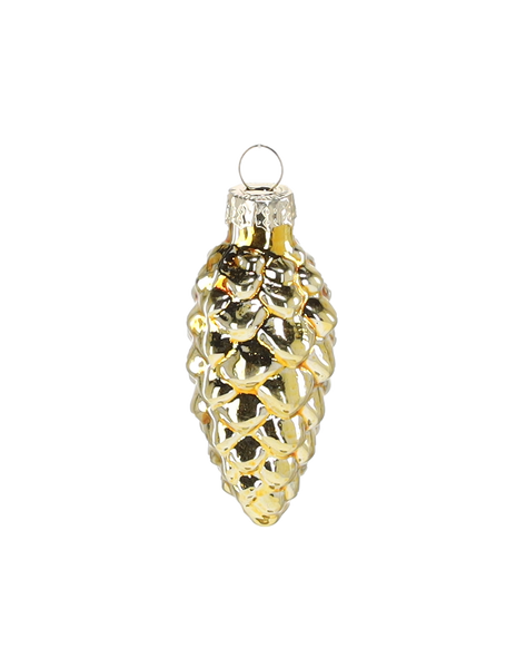 KPL. 12 BOMBEK CHOINKOWYCH SZKLANYCH - SZYSZKI 2,7 x 5,9 CM MIX KOLORÓW *2119