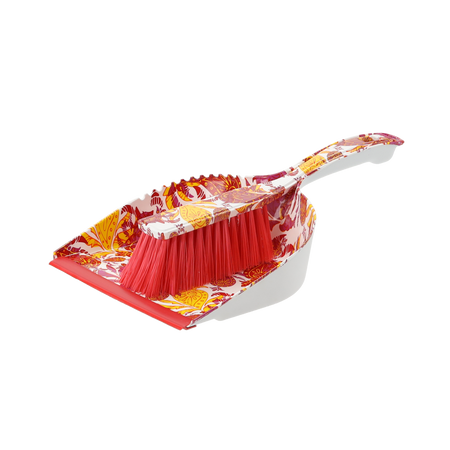DUSTPAN WITH BRUSH "DECOR"