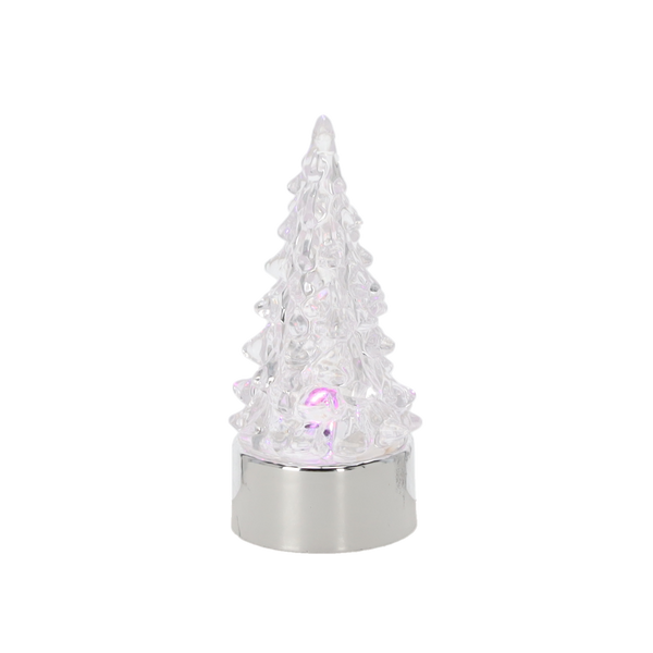 VÁNOČNÁ OZDOBY - PLASTOVÝ LED ŠÍK 4 X 9,5 CM ZLATÁ/STRIEBORNÁ disp=12ks *9001