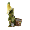 GARDEN FLOWER POT – FROG WITH BASKET 28,5 X 17,5 X 43 CM