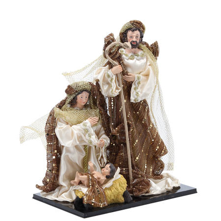 FIGURKA VÁNOČNÍ SVATÁ RODINA VYS. 33 CM *6479