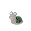 GARDEN FIGURINE – SNAIL WITH GLOWING EYES 17,5 X 10,5 X 14,5 CM LED pack=4 pcs