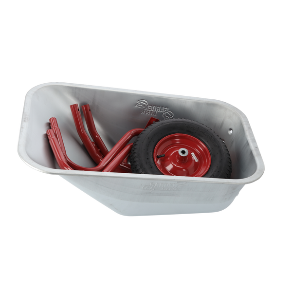 TACZKA - POJEMNOŚĆ 120  L - CZERWONA 