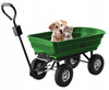 WÓZEK OGRODOWY DWUFUNKCYJNY ZIELONY *0061