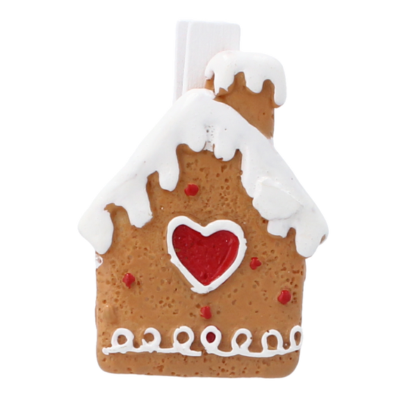 SADA 8 VÁNOČNÍCH OZDOB S KLIPSEM MIX VZORŮ 3 x 4 CM balení=12ks *8617