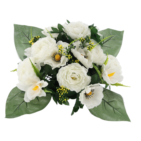 BUCURI ARTIFICIALE DE FLORI PIVNIȚĂ 25 x 32 x 32 CM MIX DE CULORI ambalaj=12 buc *2935