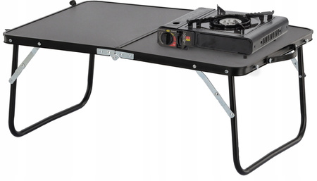 TOURIST FOLDING TABLE BLACK 60x40x26,5 CM