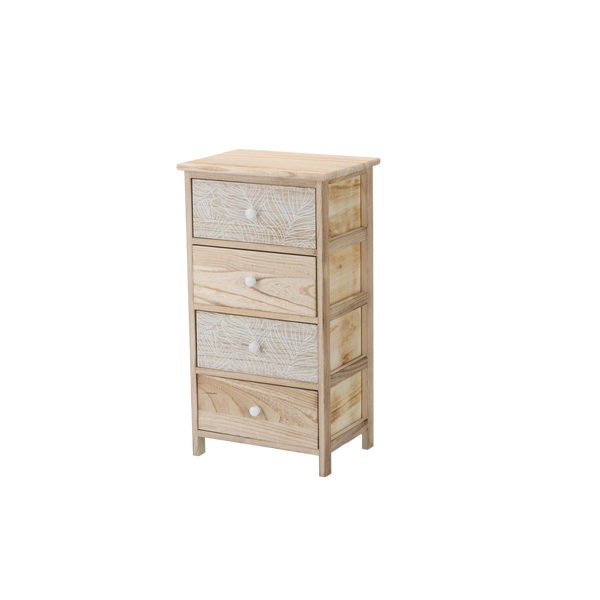 KOMODA Z 4 SZUFLADAMI LUIZA 40 x 29 x 73 CM *2671