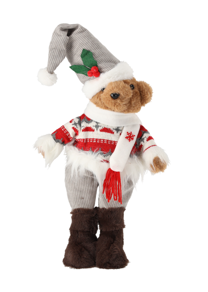 ŚWIĄTECZNY MIŚ 50 CM CHŁOPCZYK / DZIEWCZYNKA *9735