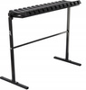 FOLDABLE BENCH L 86 CM WITH FOOT - BLACK