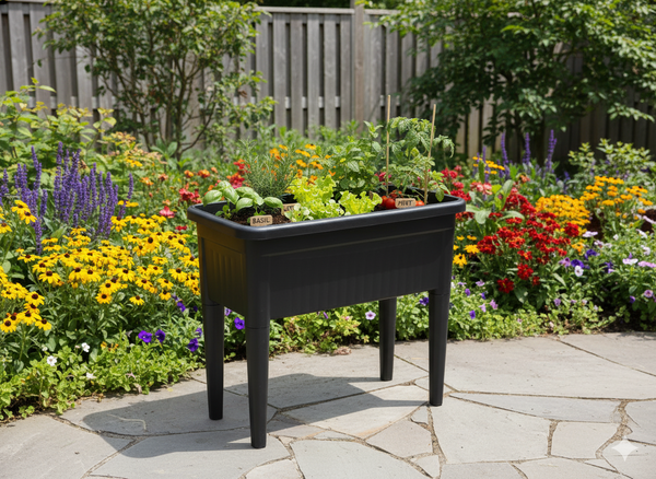 STÓŁ SZKLARNIOWY BEZ POKRYWY 76 x 37,5 x 65,5 cm ANTRACYT