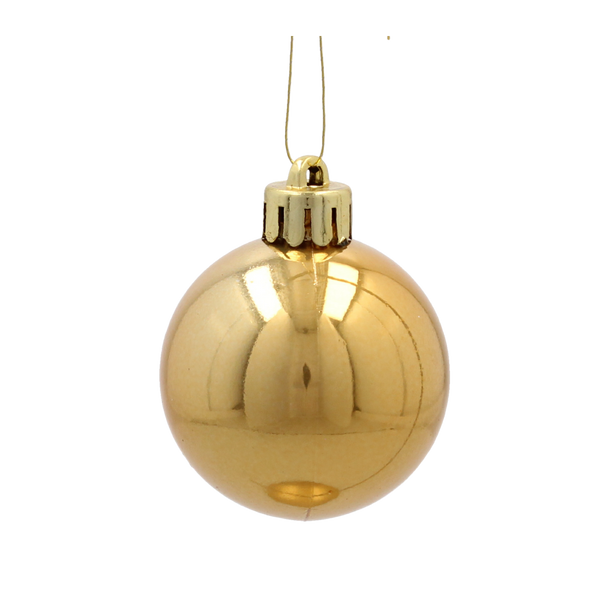 KPL. 16 BOMBEK 4 CM ČERVENÝ / ZLATÝ / STRIEBORNÝ *3856