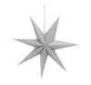 PAPER DECORATIVE STAR 60 CM GRAY WITH STARS