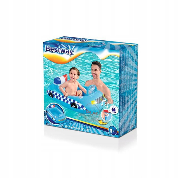 PONTON INFLATABIL PENTRU COPII MAȘINA DE POLIȚIE 97cm x 74cm *2438