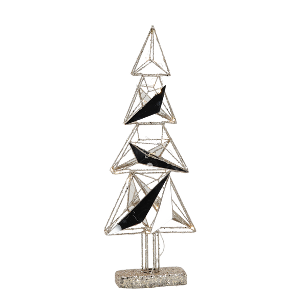 DECORAȚIUNE DE CRĂCIUN - BRAD LED 52 CM GEOMETRIC *6284