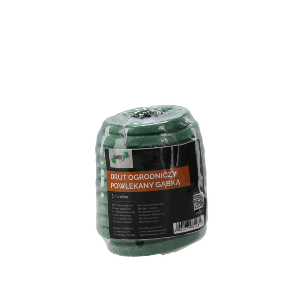 GARDEN WIRE COATED WITH SPONGE 5 M
