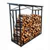 STOJAK METALOWY Z DASZKIEM NA DREWNO OPAŁOWE 185 cm x 70 cm x 185 cm *6332