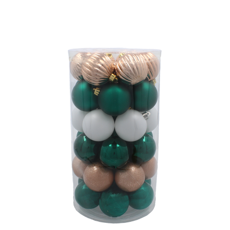 KPL. 41 BOMBS IN A 6 CM TUBE GREEN / CHAMPAGNE / WHITE *3603