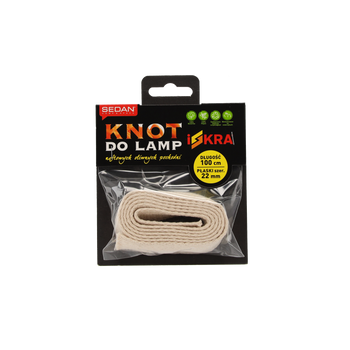 WICK FOR OIL LAMPS FLAT -22mm