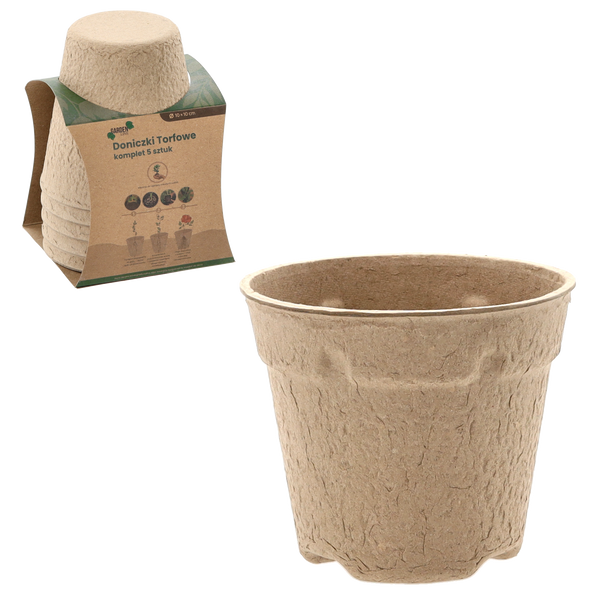KPL 5 DONICZEK TORFOWYCH 10 x 10 CM *3241