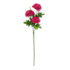 UMĚLÁ VĚTEV - CHRYSANTHEMA SE TŘEMI KVĚTY 58 CM MIX BAREV balení=84 kusů *3055
