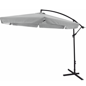 PARASOL OGRODOWY 3 M SZARY "BANANA" Z POKROWCEM E-COMMERCE *6280