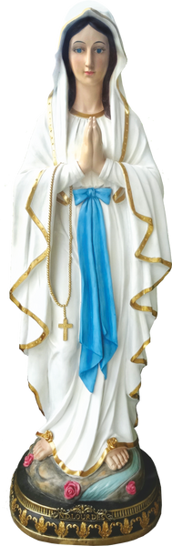 FIGURA MAICA DOMNULUI DE LA LOURDES 120 CM OCHI DIN sticlă *4565