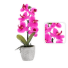 UMĚLÝ KVĚT - RŮŽOVÝ ORCHIDEJ 35 CM bal= 4 ks *4788