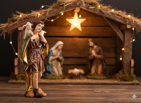 FIGURA PASTERZ 25 x 28 x 70 CM (76,2 CM) polyresin *2702