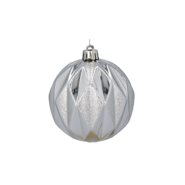 KPL. 4 BOMBEK 8 CM ROȘU/ORO/ARGINTIU MIX DE MODELE *7436