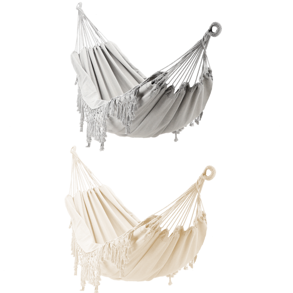 HÁČEK S FRANŽEMI BOHO 200 x 150 CM BEŽOVÝ/ŠEDÝ *3194